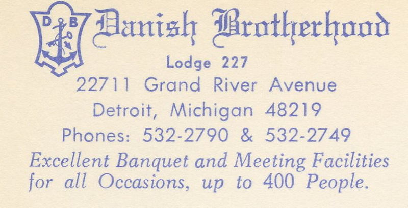 Danish Brotherhood - Vintage Postcard